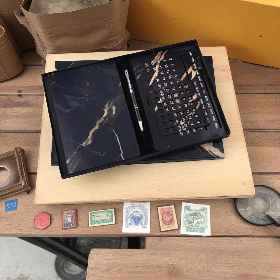 3-in-1 Premium Corporate Gift Set – Diary, Pen & Calendar