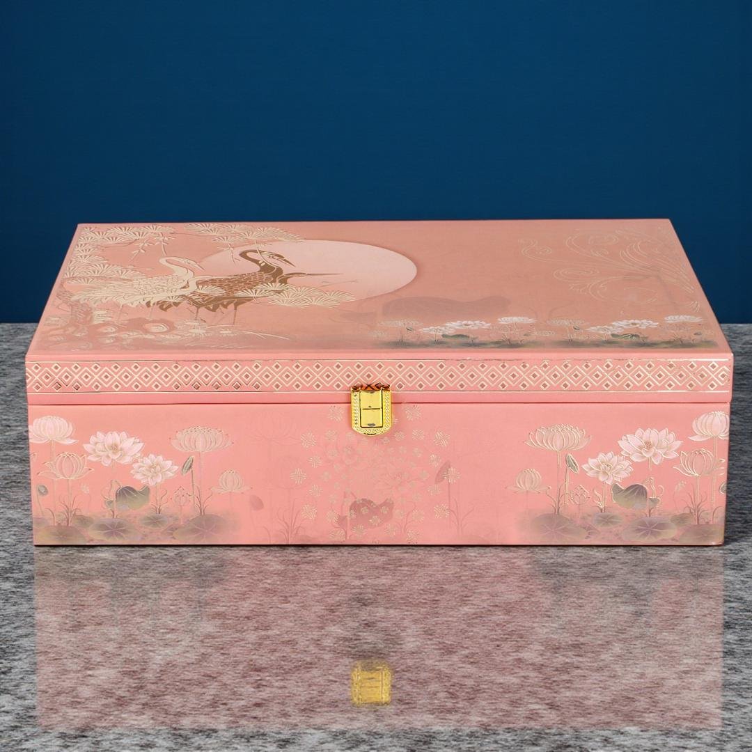 Elite Gifting Set – Personalized MDF Dry Fruit Box (6 Jars)