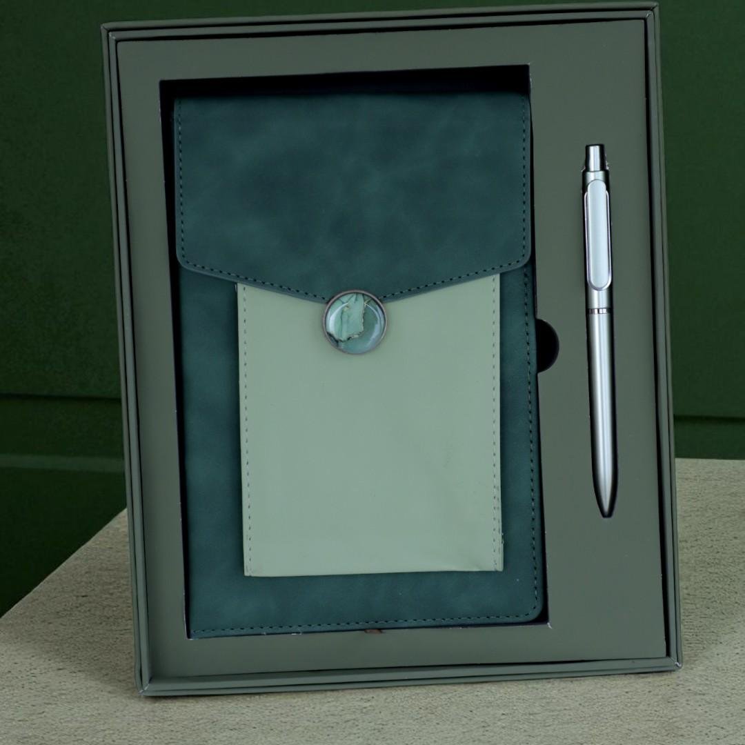 Executive Writing Combo – Personalized Diary & Pen Gift Set