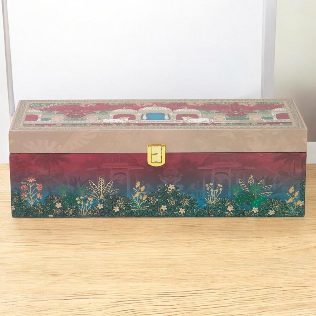 Heritage Trio Collection – Premium 3 Compartment Dry Fruit Box