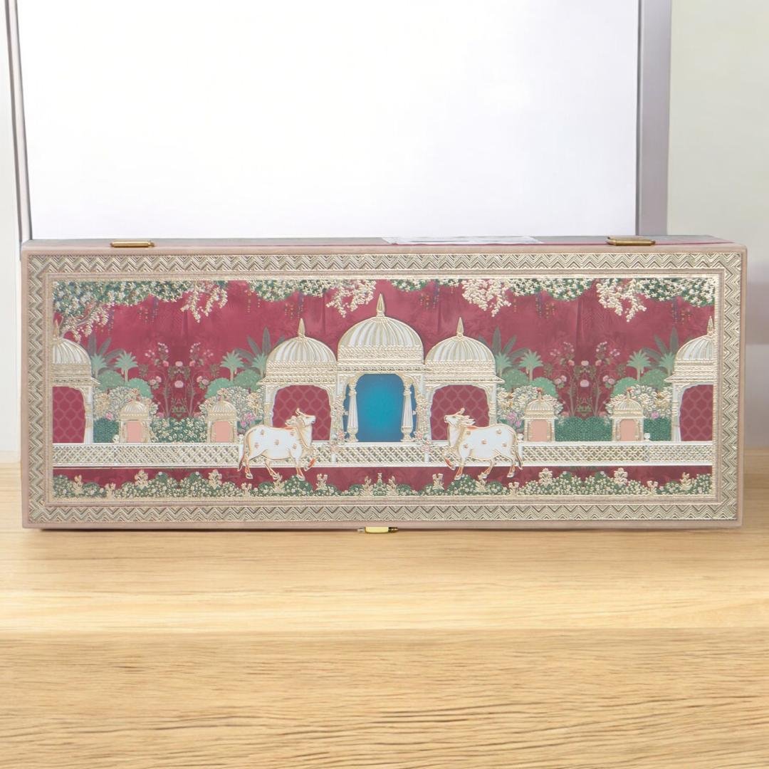 Heritage Trio Collection – Premium 3 Compartment Dry Fruit Box