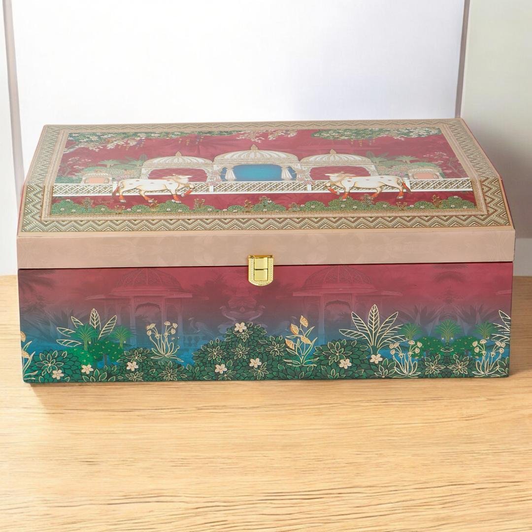 Luxury Wooden Gift Set – 2 Premium Jars & 20 Compartments