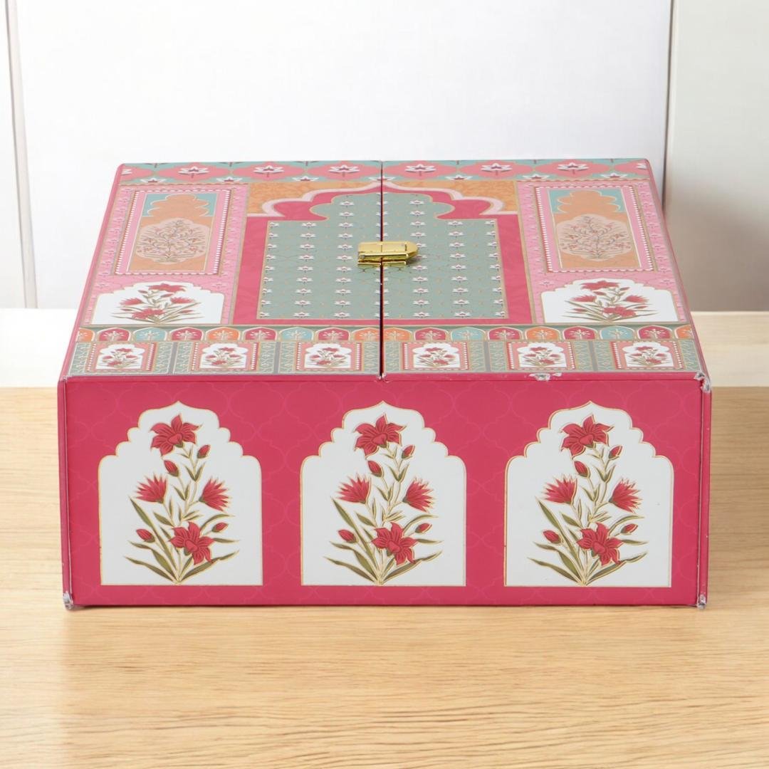 Premium Kappa Board Gift Box – 2 Jars & Half Kg with Window Door