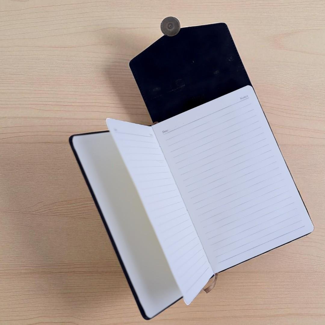 “Premium Signature Set – Customized Pen & Diary with Name & Logo”