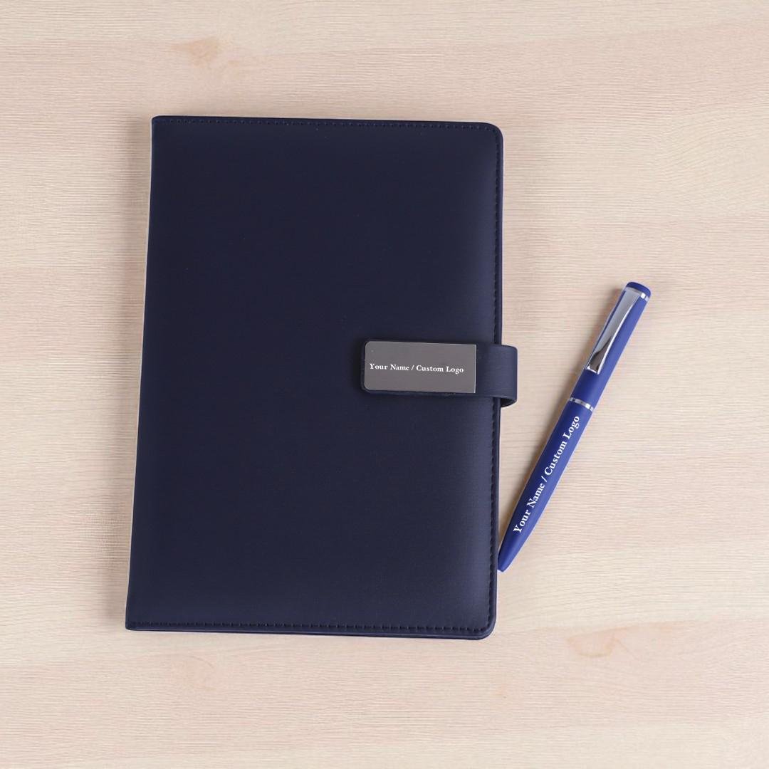 Prestige Gift Set – Engraved Pen & Diary